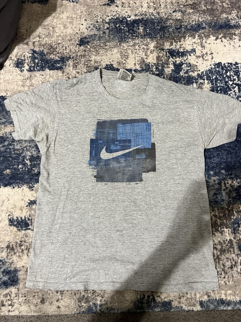 Size Men’s Small(Youth XL)-VTG 90s Nike White Tag T-Shirt Big Swoosh Made In USA